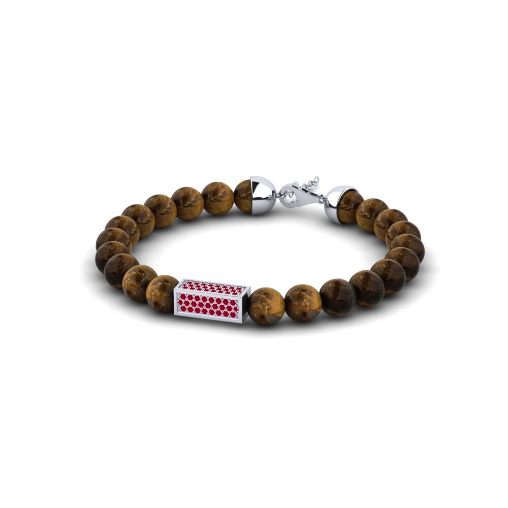 Ruby Men's Bracelet Kythros