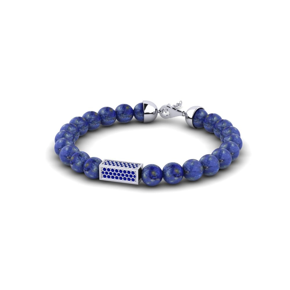 Zafiro Pulsera para hombre Kythros