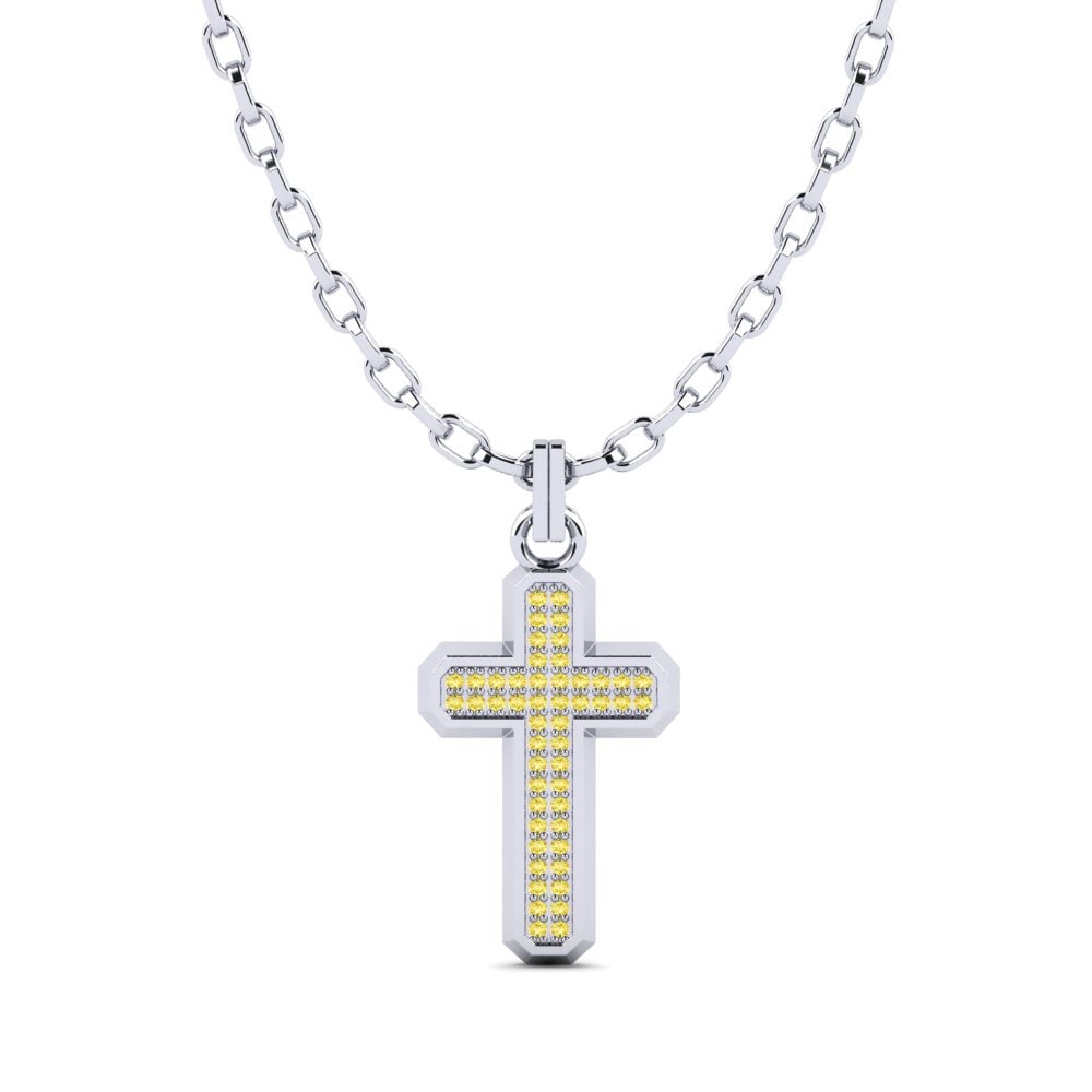 Yellow Sapphire Men's Pendant Limnothalassa