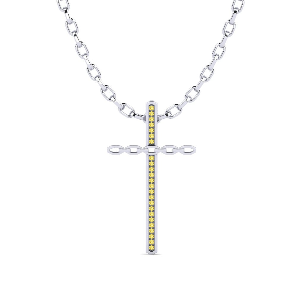 Yellow Sapphire Men's Pendant Nisshin