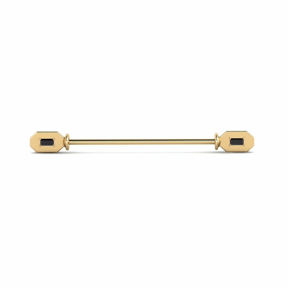 18ct Yellow Gold Tuxedo Collar Accessory Purportwed