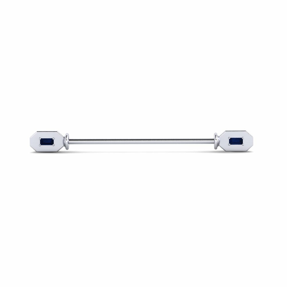 Sapphire Tuxedo Collar Accessory Purportwed