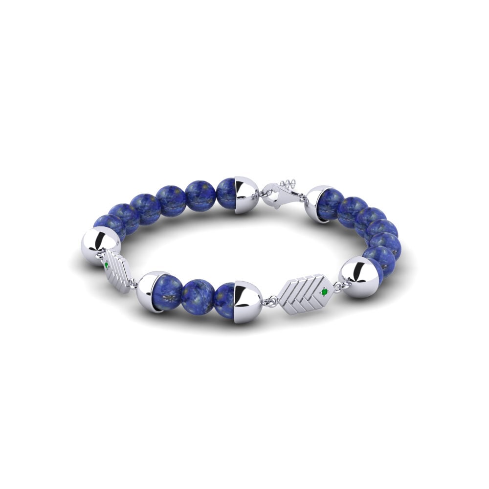 Emerald Men's Bracelet Stiprus
