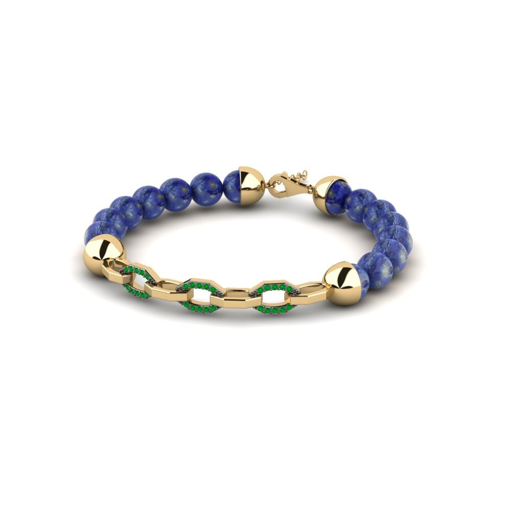 Emerald Men's Bracelet Mastly