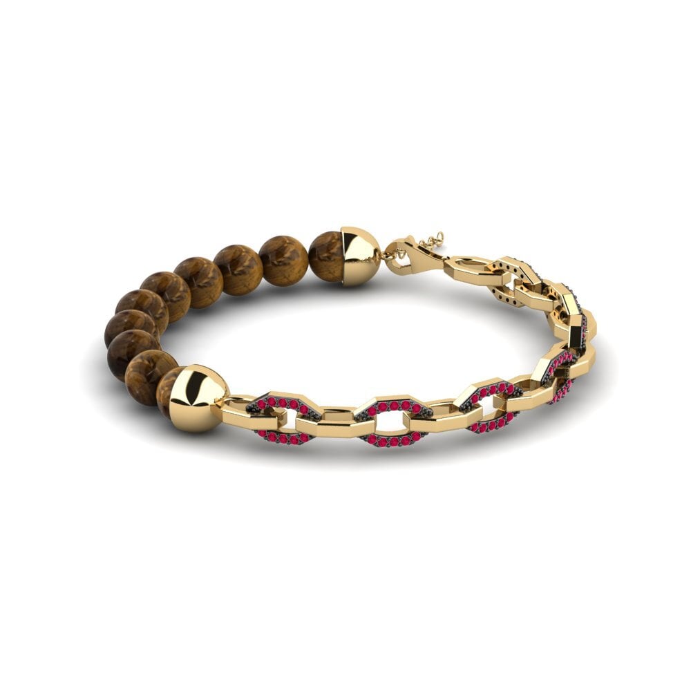 Ruby Men's Bracelet Meadow