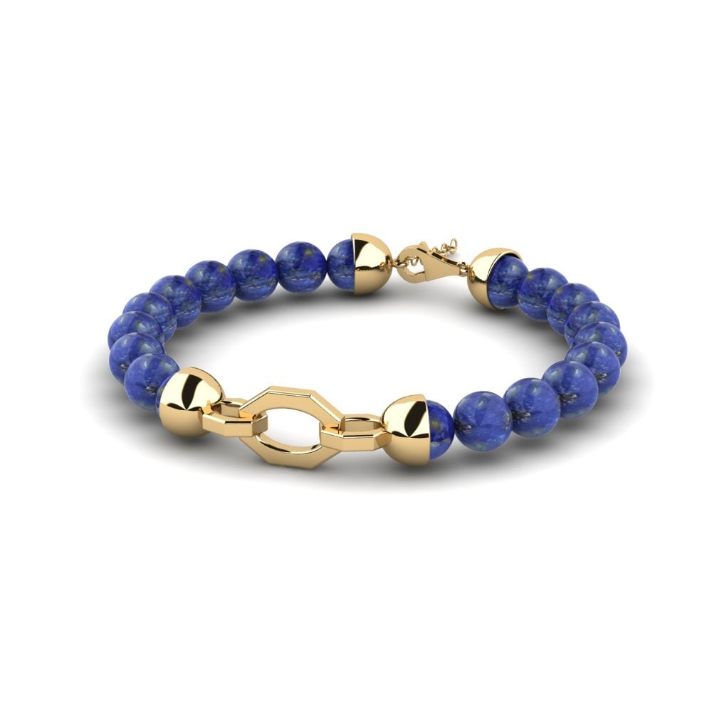 9ct Yellow Gold Men's Bracelet Messy