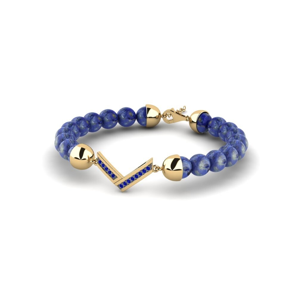 Zafiro Pulsera para hombre Mocny
