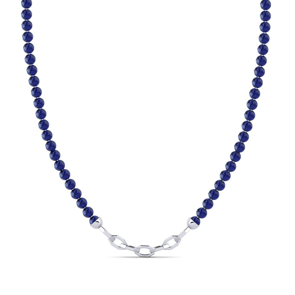 9ct White Gold Men's Necklace Niobrara