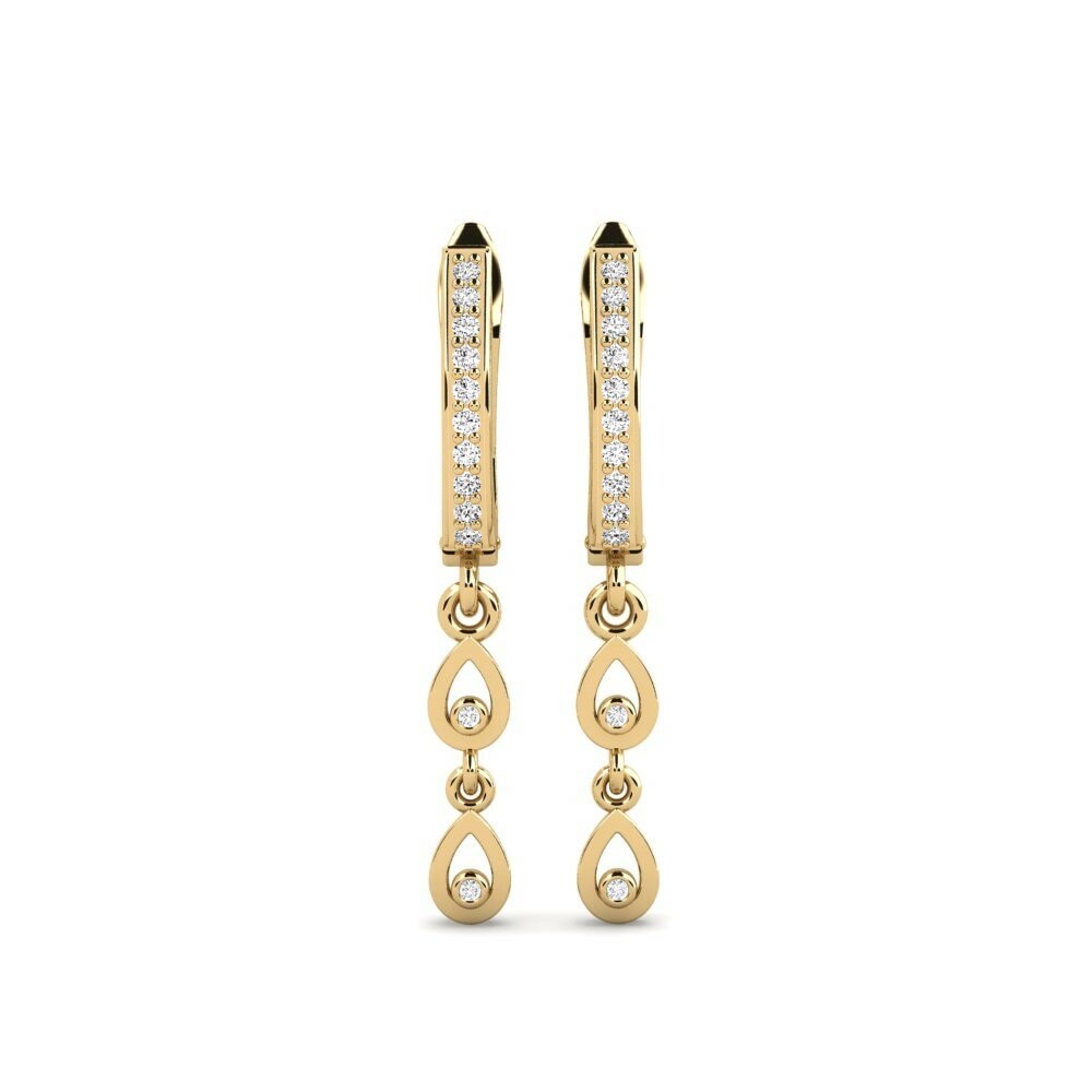 Diamant-saffier Women's Earring Upwee