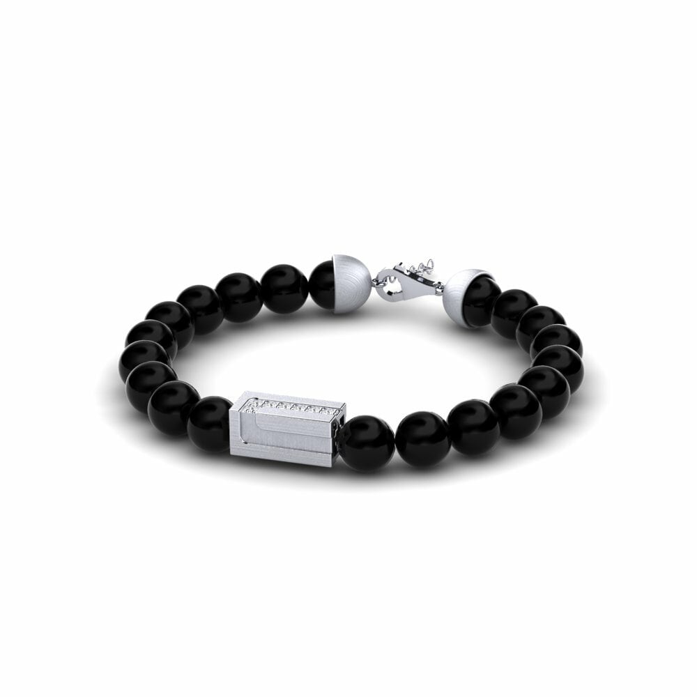 White sapphire Men's Bracelet Blois