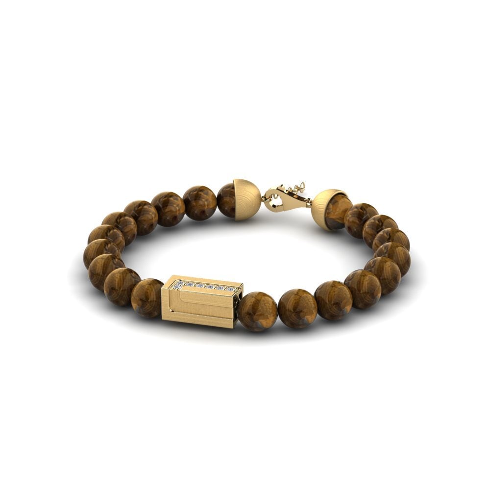 9k Oro Amarillo Pulsera para hombre Blois