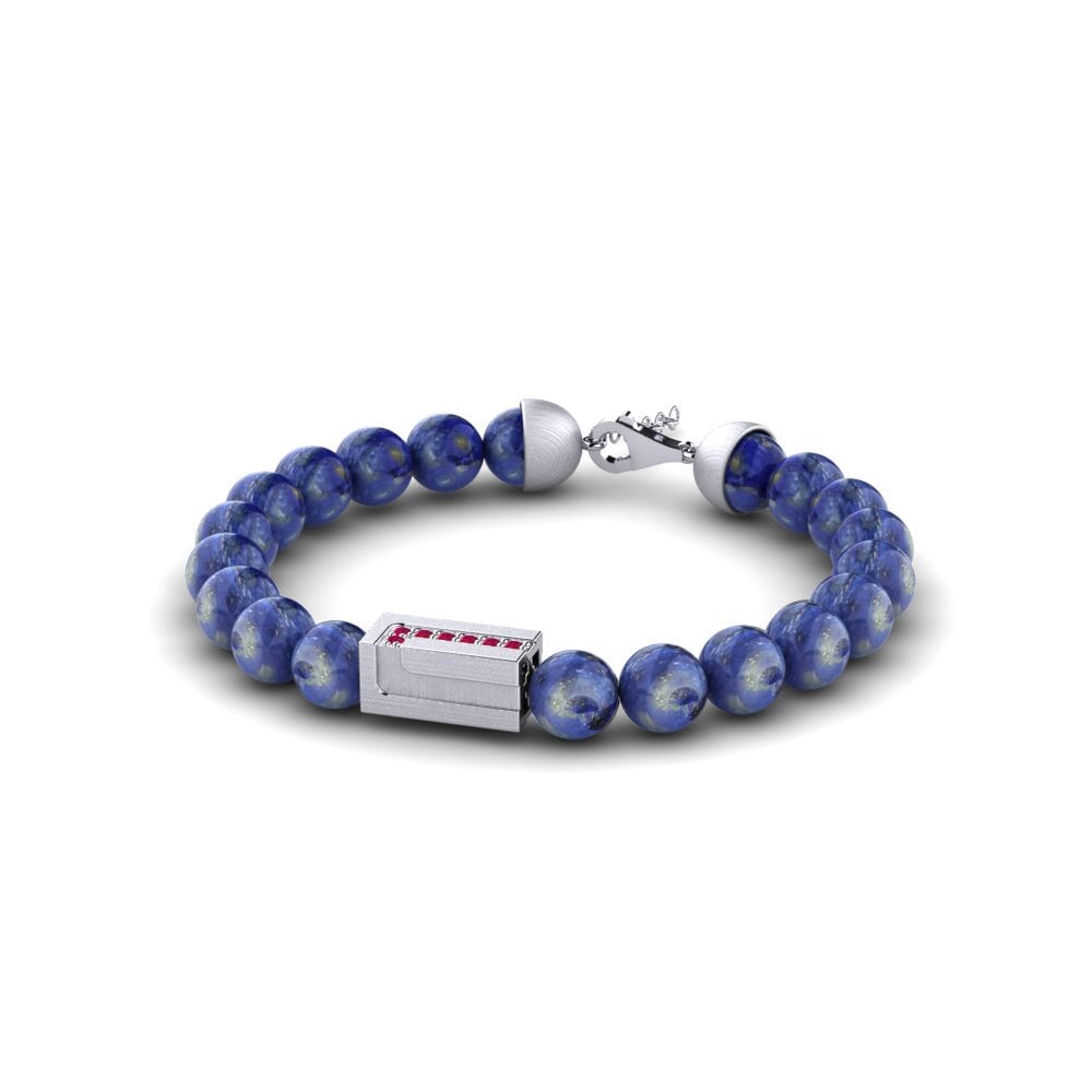 Ruby Men's Bracelet Blois