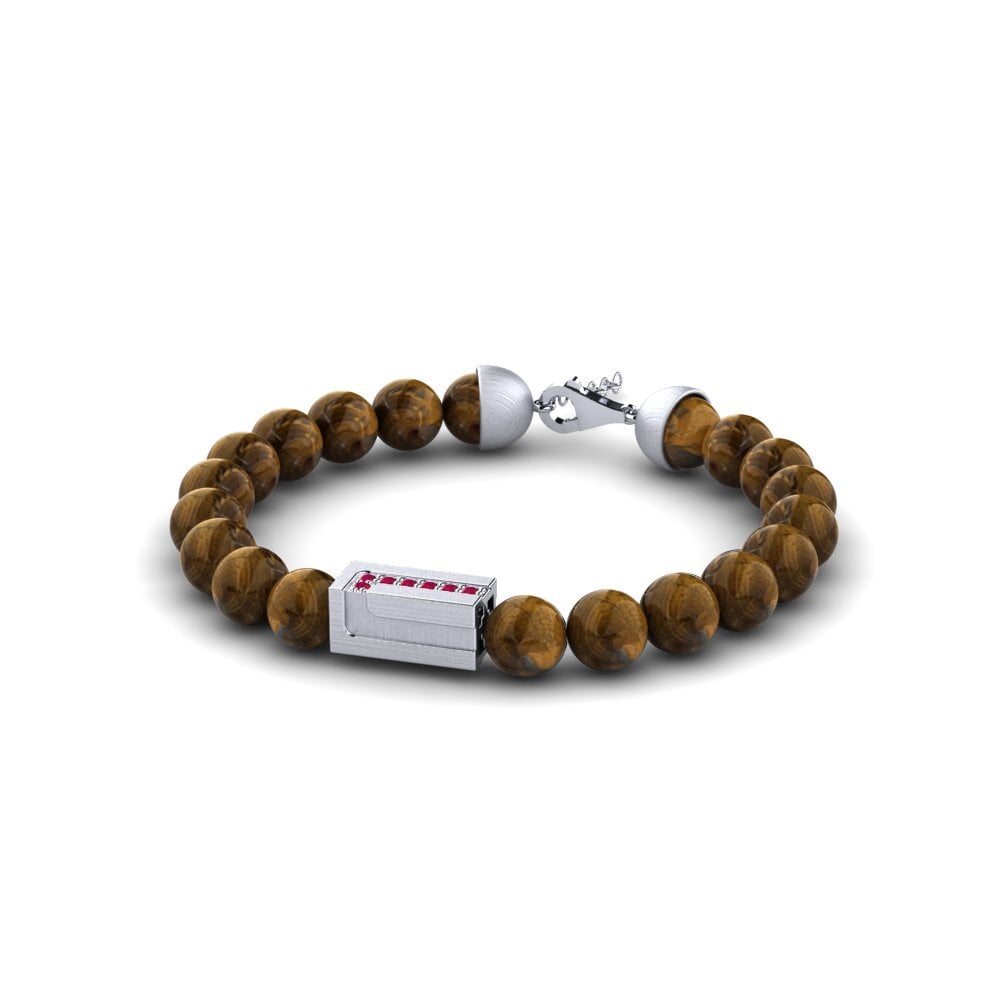 Ruby Men's Bracelet Blois