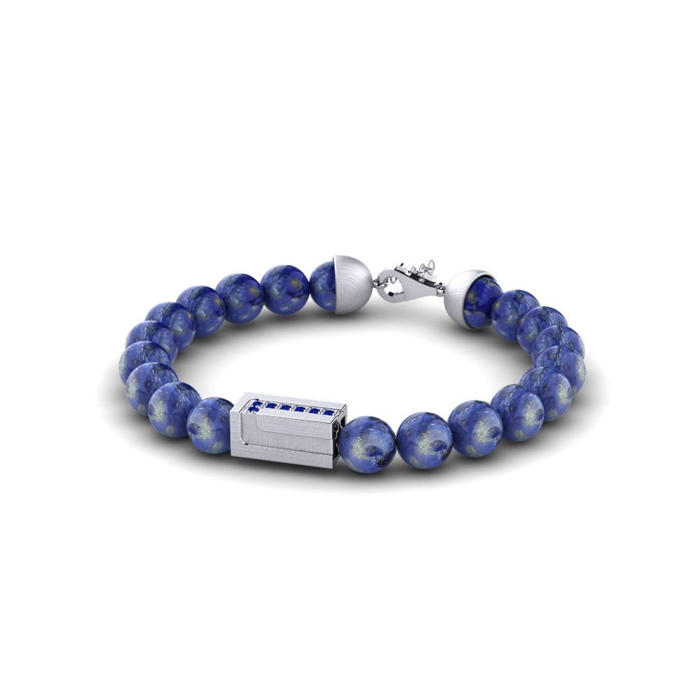 Zafiro Pulsera para hombre Blois