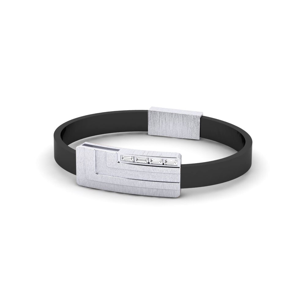 9K Wit Goud Heren armband Casedena