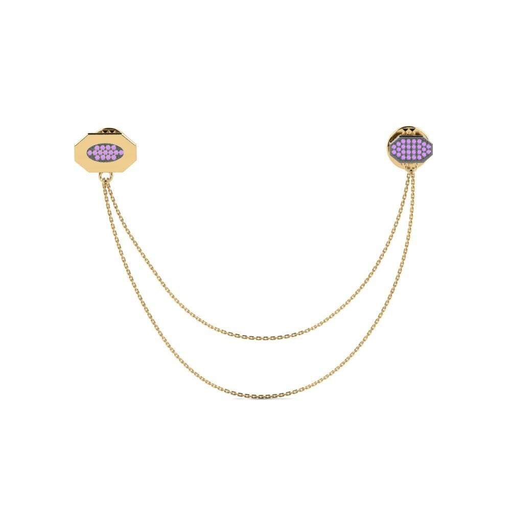 Amethyst Lapel Pin Cosec