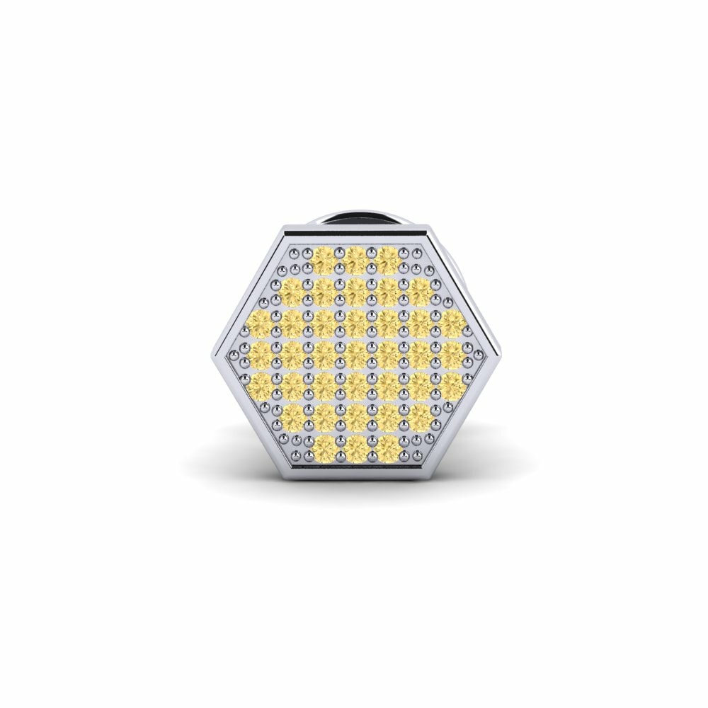 Yellow Diamond Tie Clip Dachstein