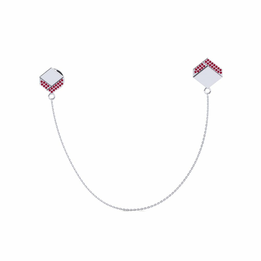 Ruby Lapel Pin Drakonera