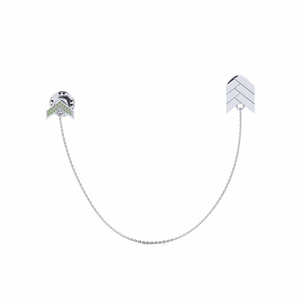 Green Diamond Lapel Pin Echinades