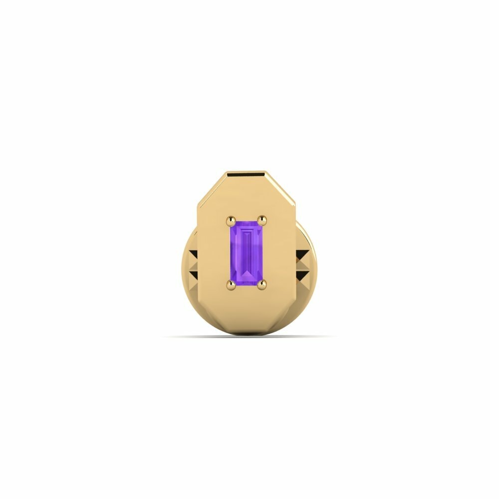 Amethyst Tie Clip Eloquent