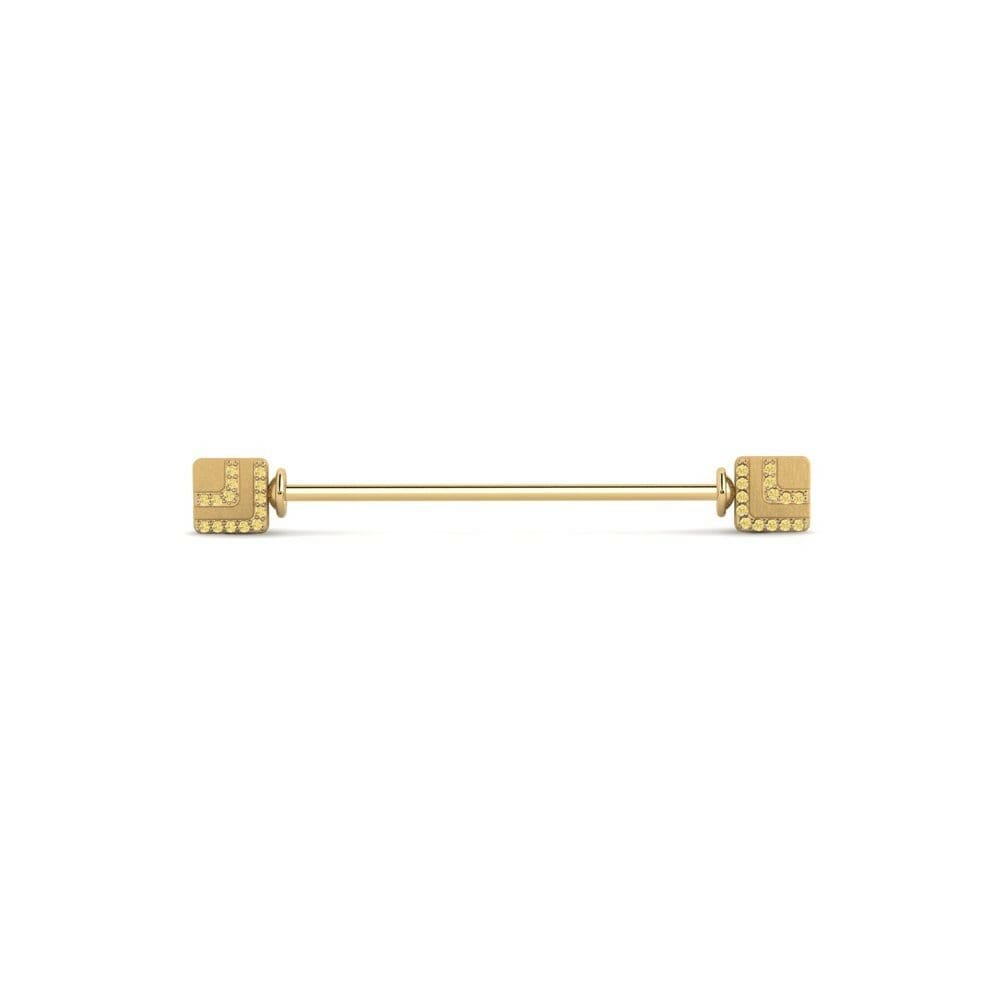 Yellow Diamond Tuxedo Collar Accessory Gresham