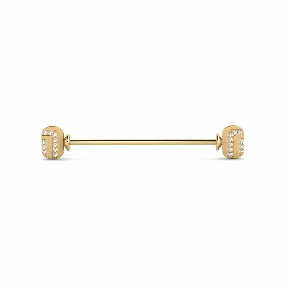 18ct Yellow Gold Tuxedo Collar Accessory Lakeland