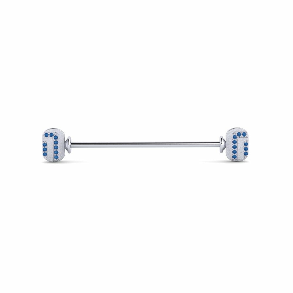 Dark Blue Zirconia Tuxedo Collar Accessory Lakeland
