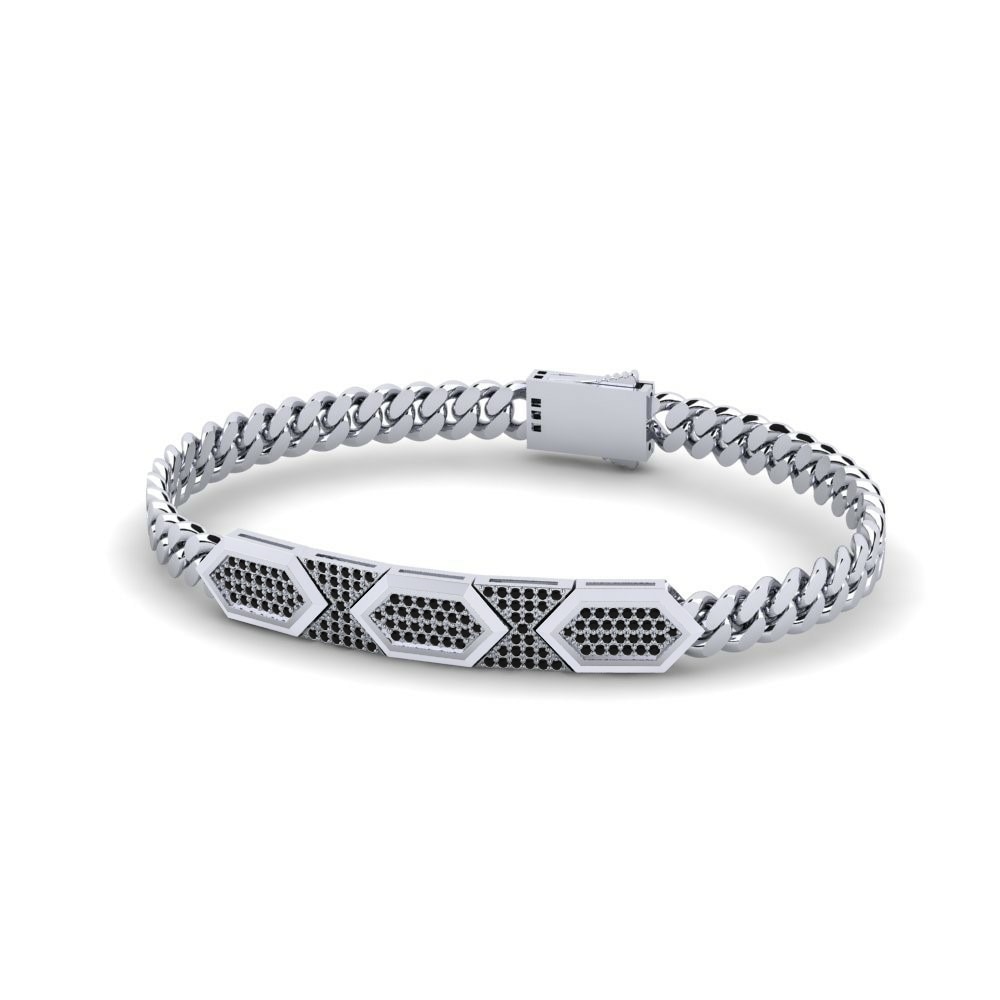 950 Platinum Men's Bracelet Larmont