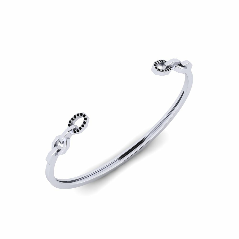 9k White Gold Men's Bracelet Massive