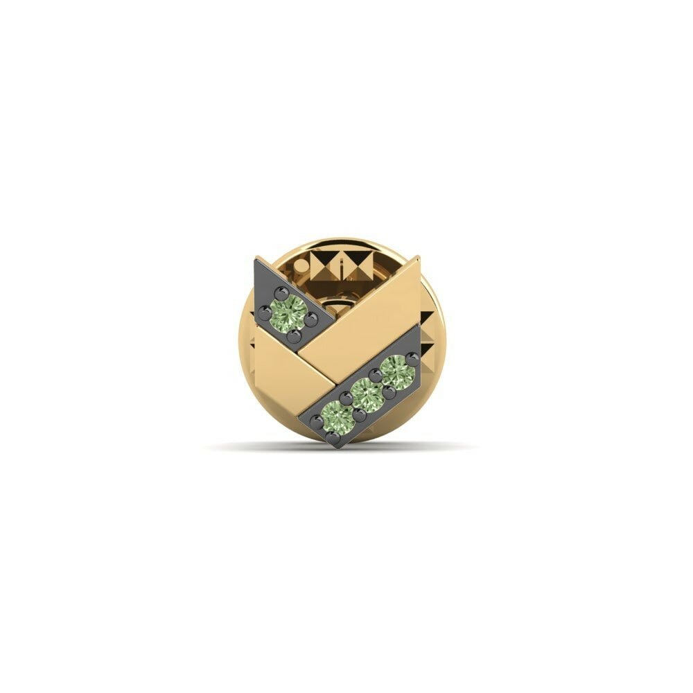 Green Diamond Tie Clip Necacy