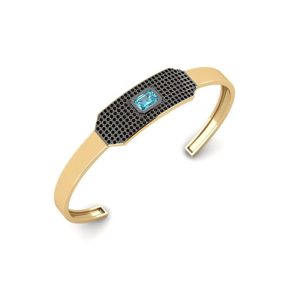 Blue Zircon Men's Bracelet Okpogho