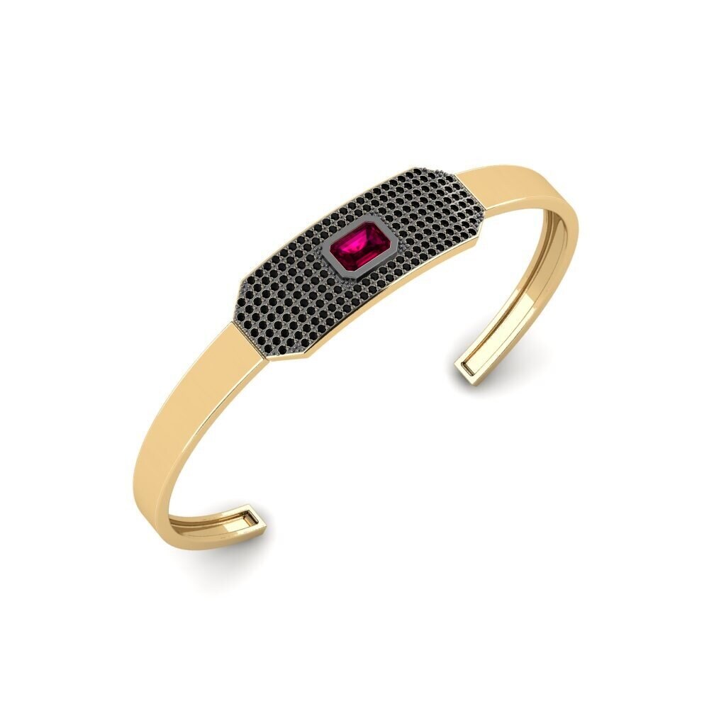 Rhodolite Garnet Men's Bracelet Okpogho