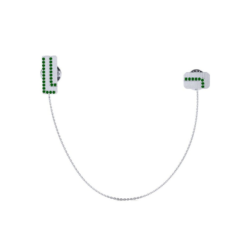 Green Zirconia Lapel Pin Ontario