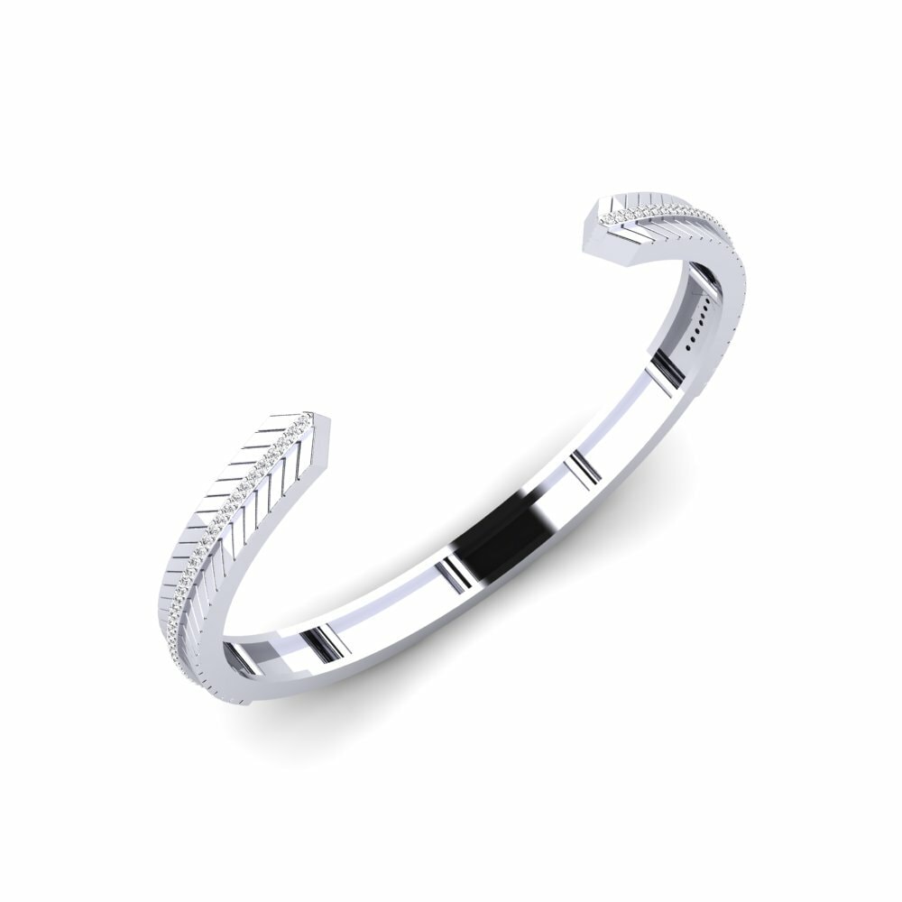 9K Wit Goud Heren armband Padies