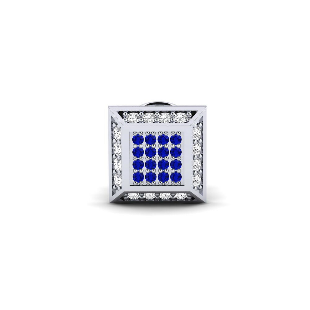 Sapphire Tie Clip Raucheck