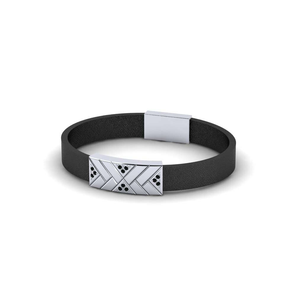 950 Platinum Men's Bracelet Rendah