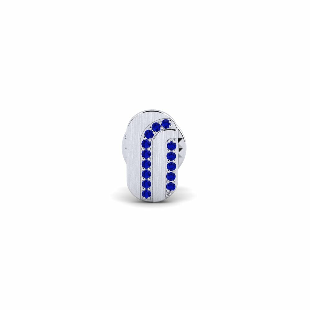 Sapphire Tie Clip Soledo