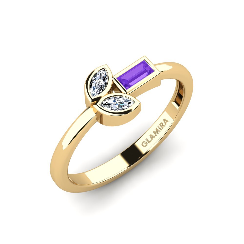 Amethyst Engagement Ring Canormess