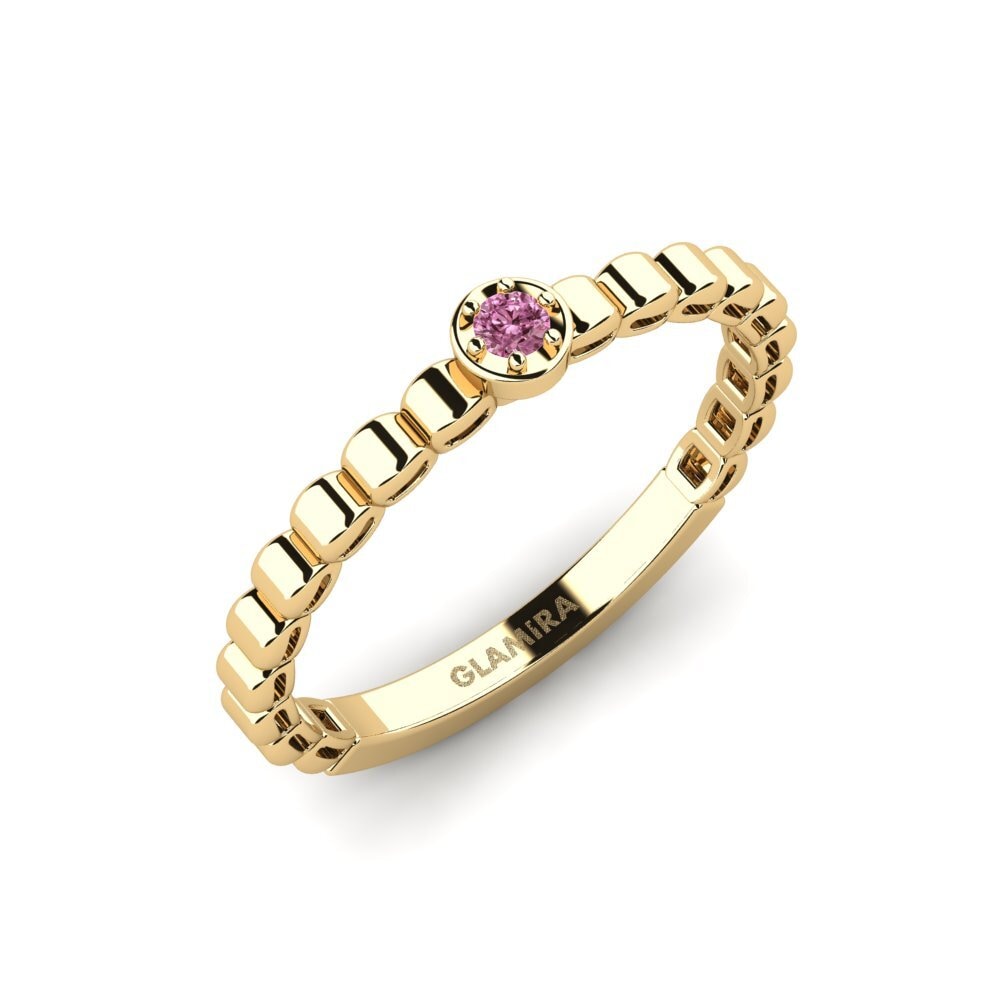 Grenat de Rhodolite Bague de fiançailles Capsowo