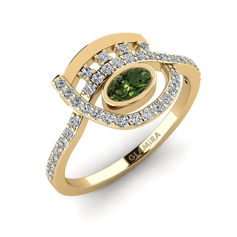 Green Sapphire Engagement Ring Exages
