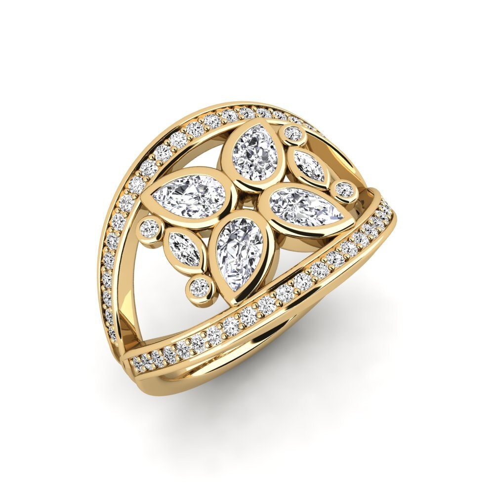 Moissanite Bague de fiançailles Grigs