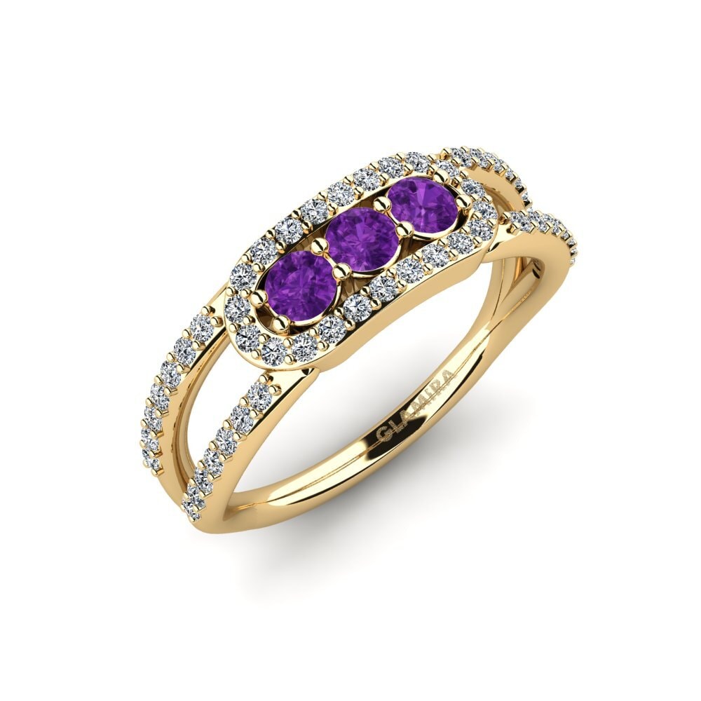 Amethyst Engagement Ring Haystur
