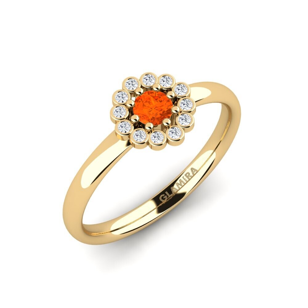 Fire Opal Engagement Ring Kastalt