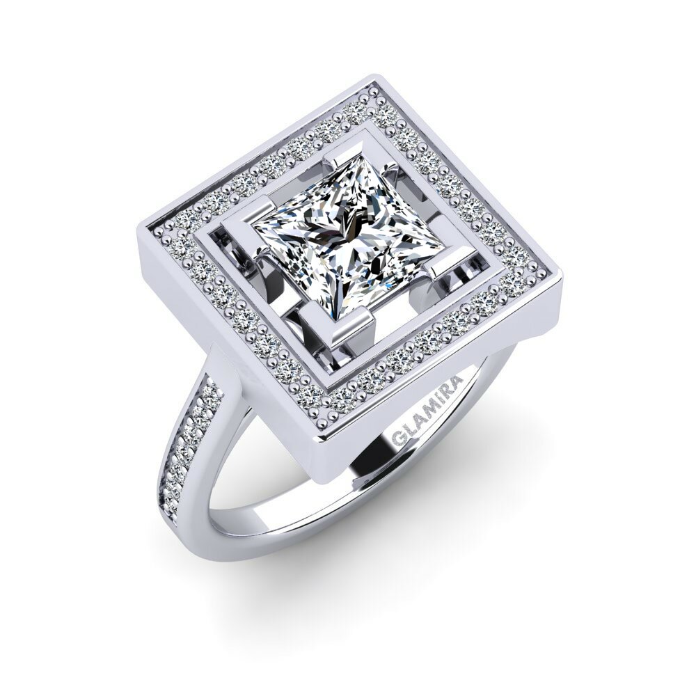 950 Palladium Engagement Ring Lurrho