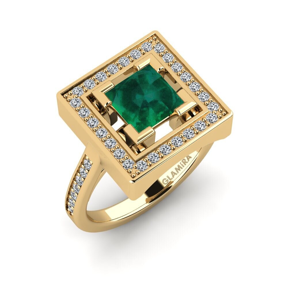 Émeraude Bague de fiançailles Lurrho