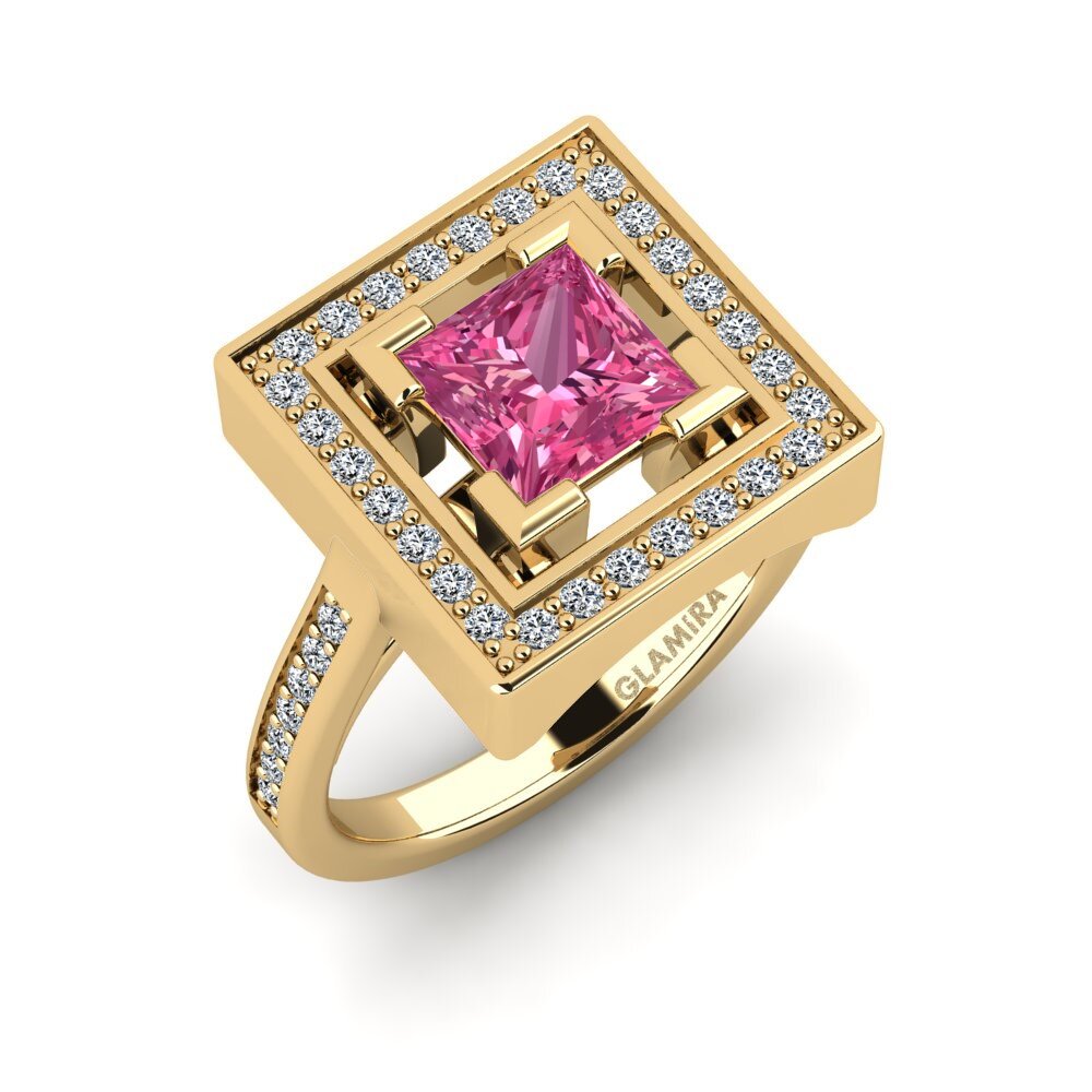 Pink Tourmaline Engagement Ring Lurrho