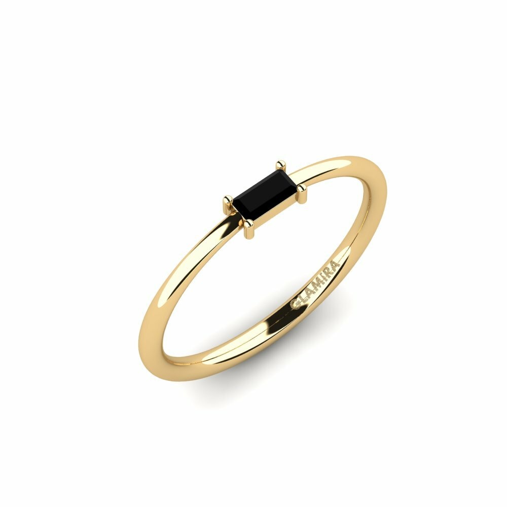 Diamante Negro Anillo de compromiso Nadata