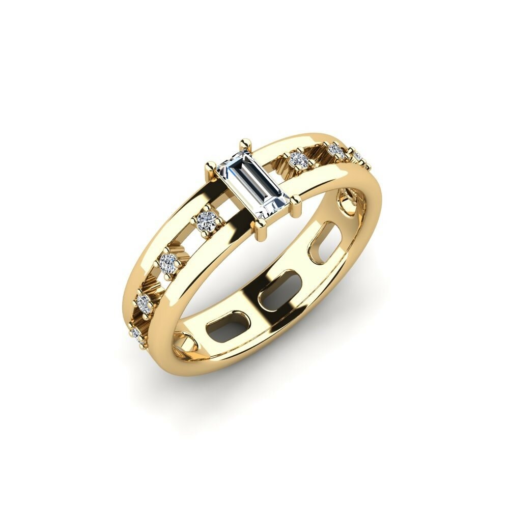 Baguette Engagement Ring Natividor