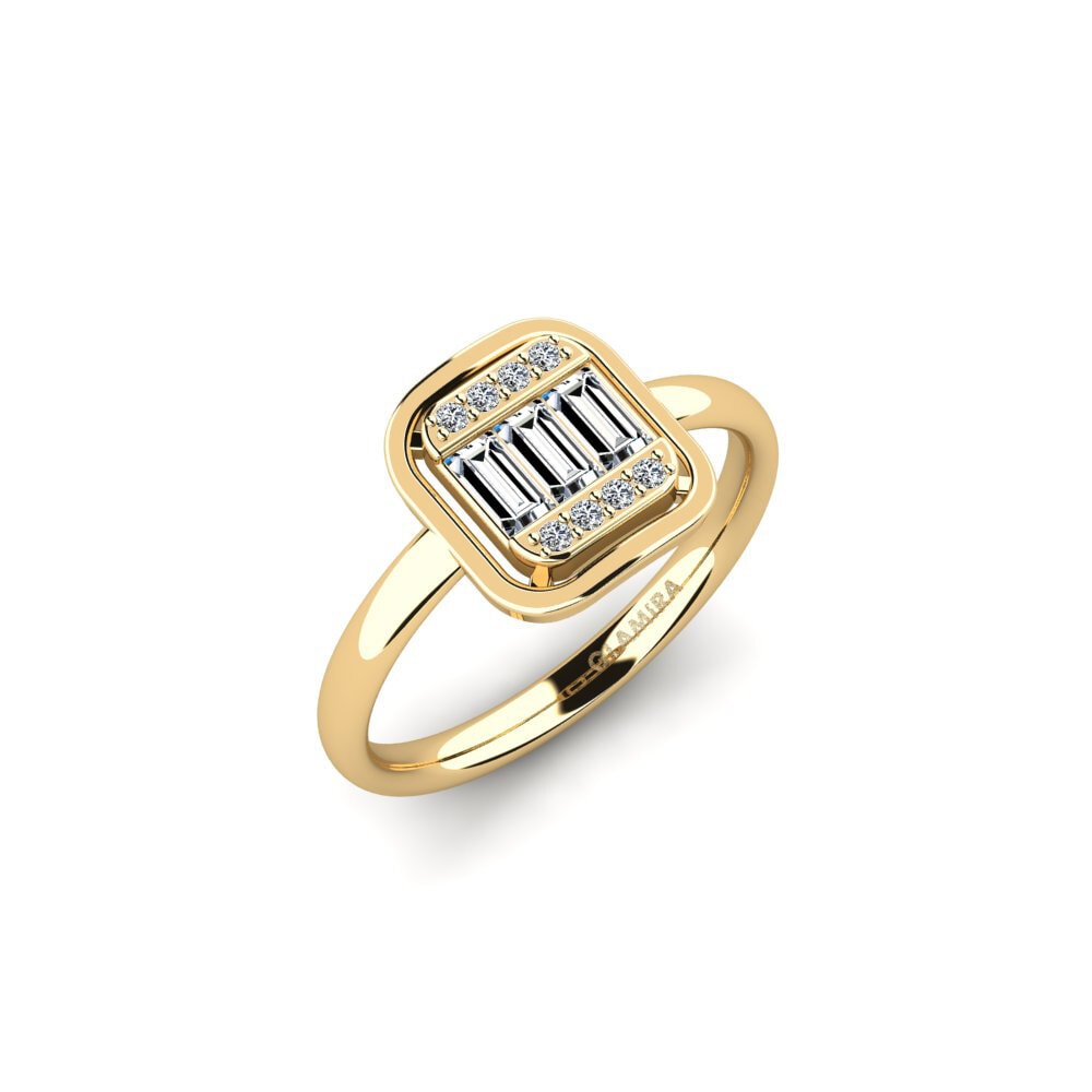 Baguette Engagement Ring Nerveux