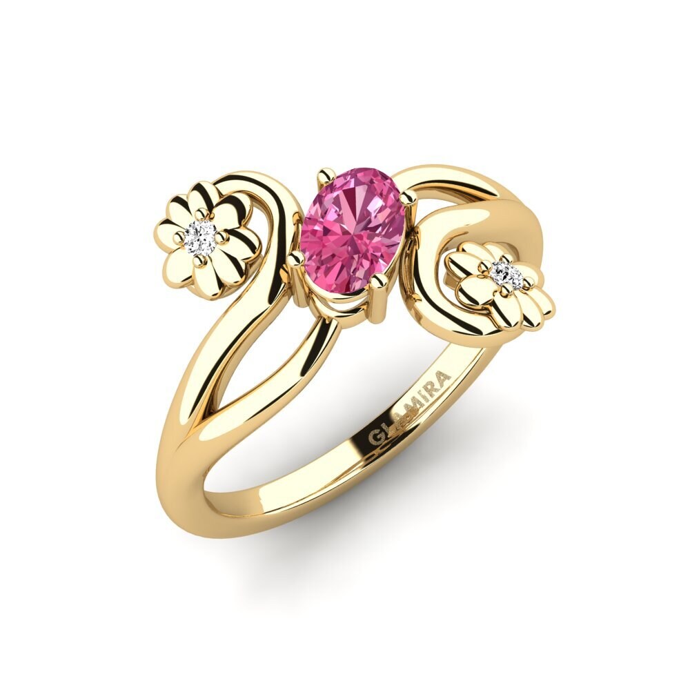 Rosa Turmalin Verlobungsring Ofunor